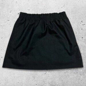 J. Crew Sidewalk‎ Career Skirt Soft Stretch Wool Elastic Waistband Black W US 00